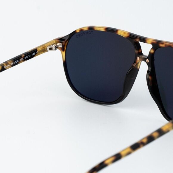 Tom Ford BRUCE Women Sunglasses Havana Smoke Pilot FT1026/S 05A NEW AUTHENTIC main image 8